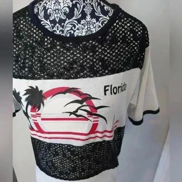 Womens  mesh tee - Picture 1 of 3